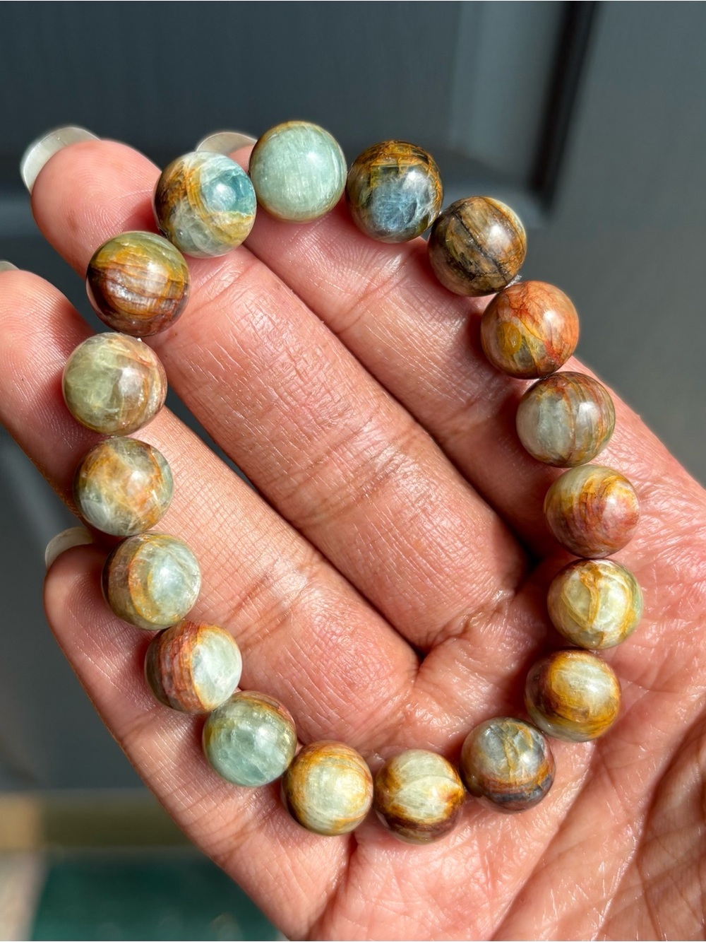 Island Kyanite Crystal Bracelet 12mm